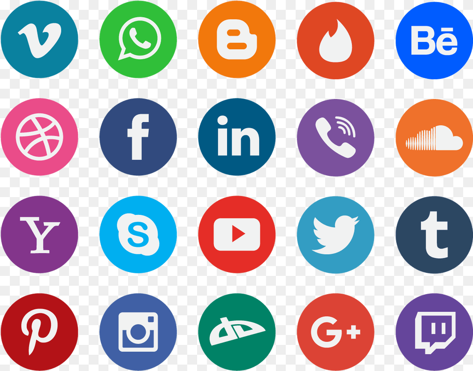 Social Media Icon Vector Graphic Collection Logos Redes Sociales Vector, Text, Number, Symbol, Scoreboard Free Transparent Png