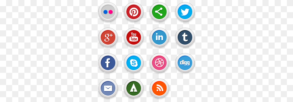 Social Media Icons, Symbol, Text, Number, Dynamite Free Png Download