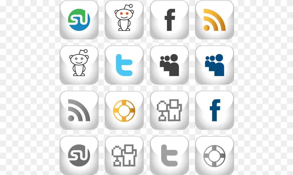 Social Media Icons, Text, Number, Symbol, Qr Code Png Image