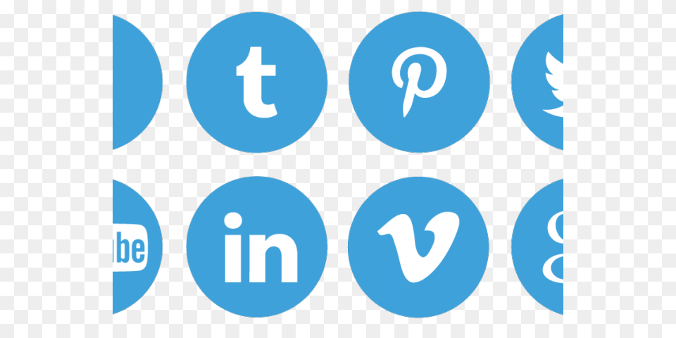 Social Media Icons Clipart Social Reach, Symbol, Number, Text Free Transparent Png