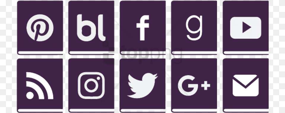 Social Media Icons Facebook Instagram Youtube, Text, Symbol, Number, Animal Free Transparent Png