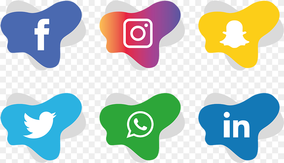 Social Media Icons Facebook Like And Love Buttons Facebook Instagram Logo, Sticker, Food, Sweets Free Png Download