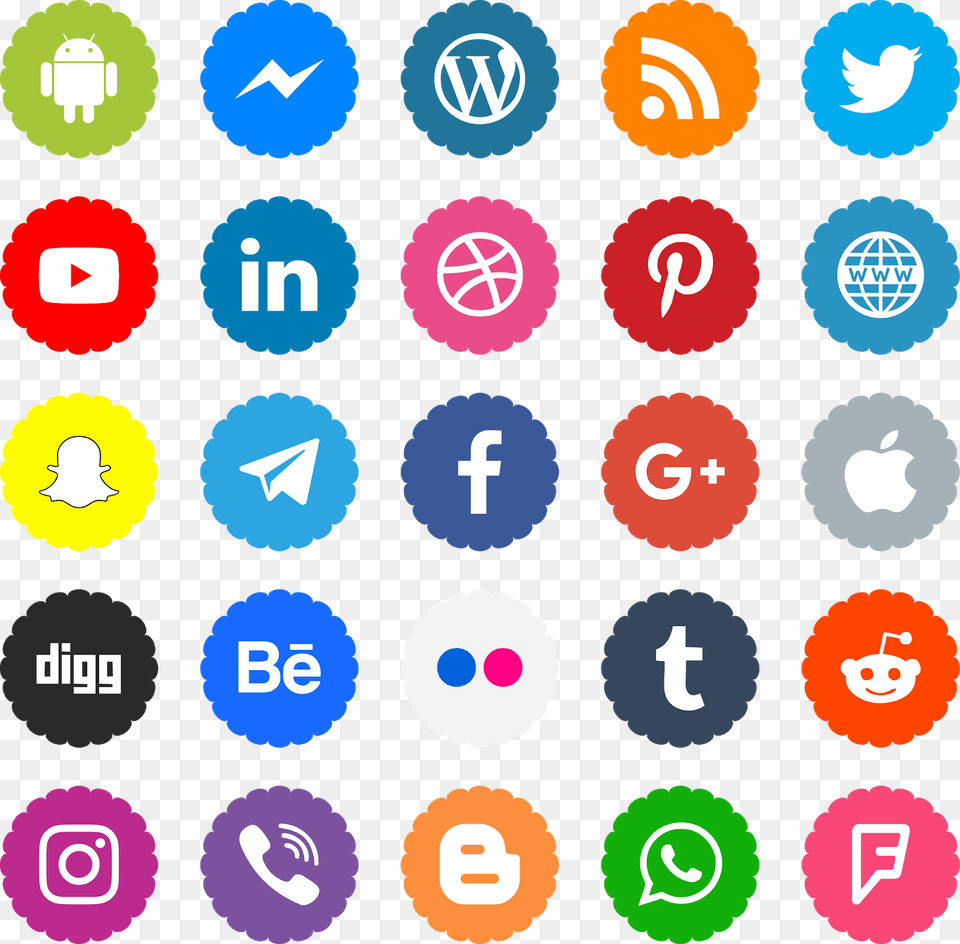Social Media Icons Hd, Number, Symbol, Text Png Image