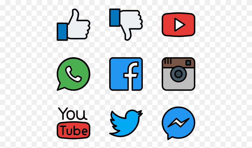 Social Media Icons Icon Packs, Text, Scoreboard Free Transparent Png