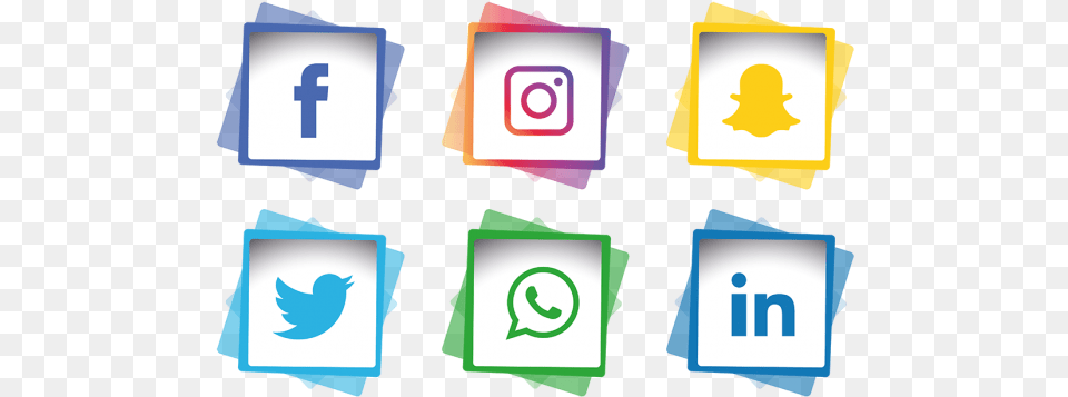 Social Media Icons Set Facebook Instagram Whatsapp Background Social Media Icons, Person, Text Free Png Download