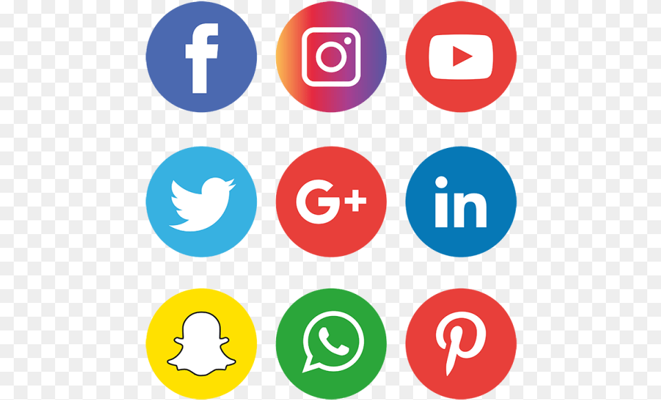 Social Media Icons Set Logo Social Media Icons Social Background Social Media Icons, Text, Number, Symbol Free Png
