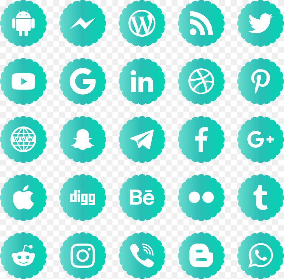 Social Media Icons Svg Eps Psd Ai Vector Social Media Logo Hd, Number, Symbol, Text Free Png Download