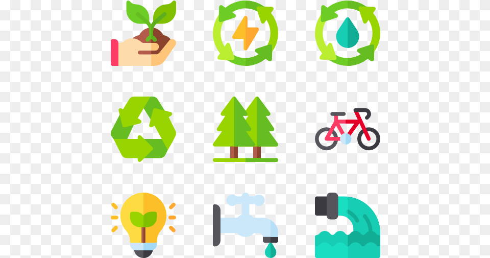 Social Media Icons Vector, Recycling Symbol, Symbol, Bicycle, Transportation Free Png Download