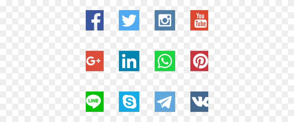 Social Media Icons Vector Scoreboard, Text, Computer Hardware, Electronics Free Png Download