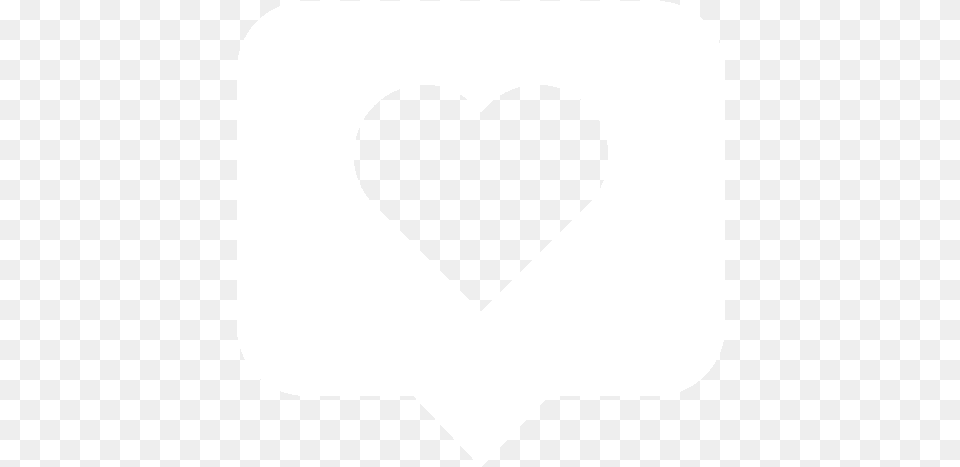 Social Media Johns Hopkins Logo White, Heart, Stencil Free Transparent Png