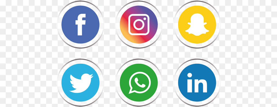 Social Media Logos Social Media Logos Logo, Symbol, Disk Free Transparent Png