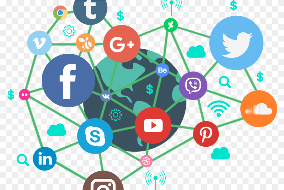 Social Media Marketing Packages Cost In Nigeria Social Media Marketing, Network, Text, Number, Symbol Free Png Download