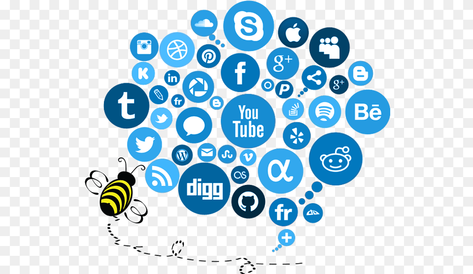 Social Media Marketing Social Network Advertising Transparent Background Social Media Clipart, Text, Number, Symbol Free Png Download