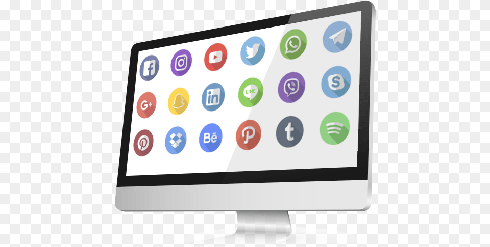 Social Media Platform Screen Shot Of Icons Traffic Sign, Computer Hardware, Electronics, Hardware, Monitor Png Image