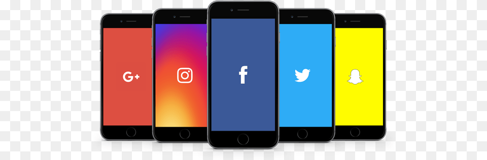 Social Media Social Media In Phone, Electronics, Iphone, Mobile Phone Free Transparent Png