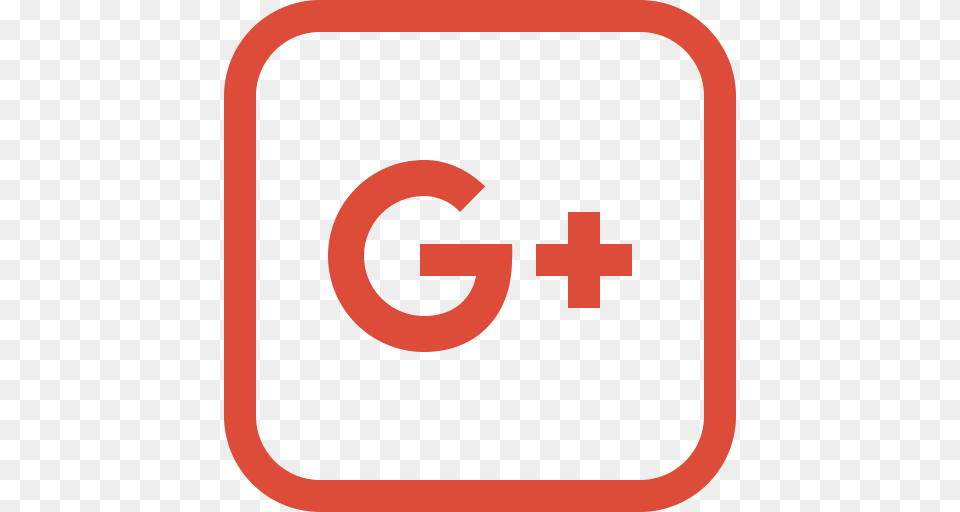 Social Media Square Google Plus Icon Free Of Social Media, First Aid, Symbol Png Image