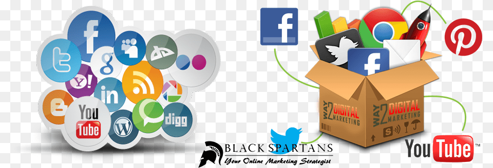 Social Media Strategy Icon, Box, Cardboard, Carton, Package Png