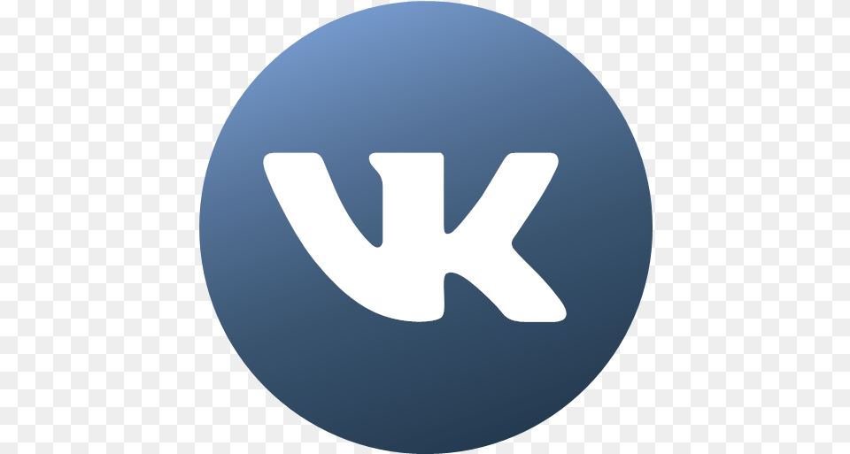 Social Media Vk Icon Gradient Circle, Logo, Sign, Symbol, Disk Png