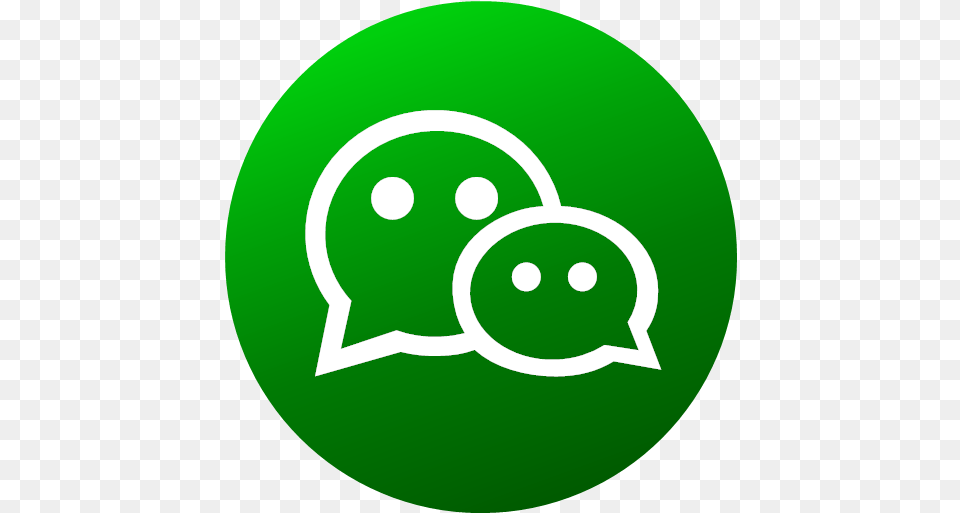 Social Media Wechat Icon Logo, Green, Disk Free Transparent Png
