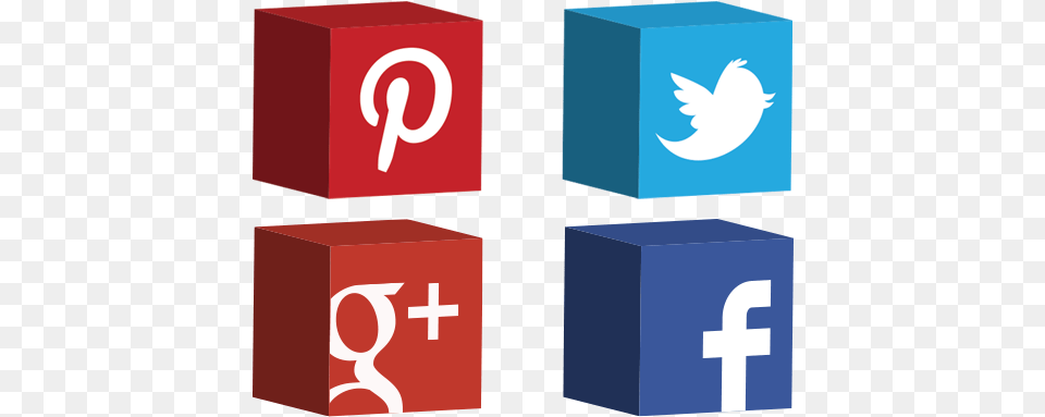 Social Networks Icons 3d Cube Vector And Transparent 3d Social Media Icons, Text Free Png