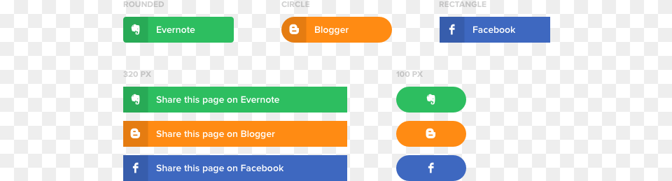 Social Share Buttons Features Vertical, Text Png Image