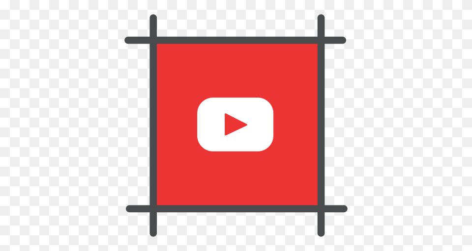 Social Tube Utube Video Youtube Youtuber Icon, Electronics, Screen, Projection Screen, Text Free Png Download