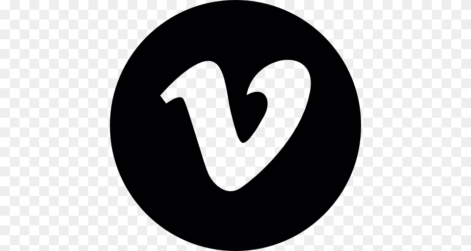 Social Vimeo In A Circle Logo, Stencil, Clothing, Hardhat, Helmet Free Transparent Png