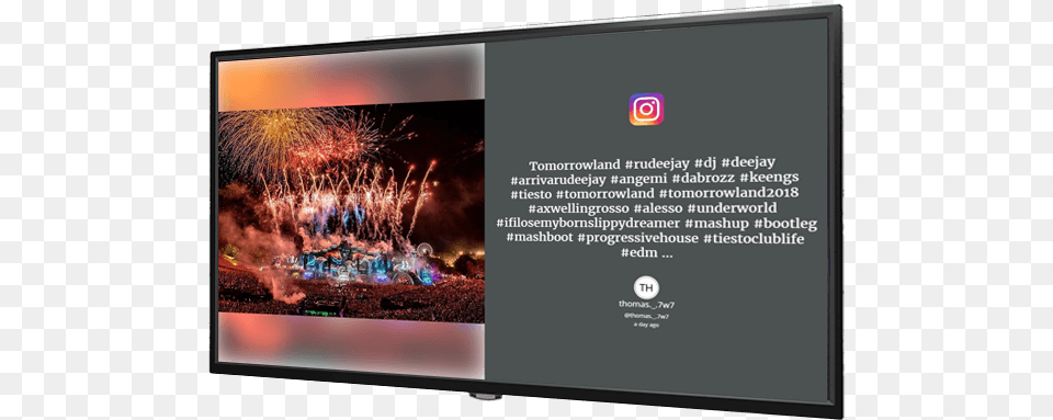 Social Wall For Events Tomorrowland, Advertisement, Poster, Computer Hardware, Electronics Free Png