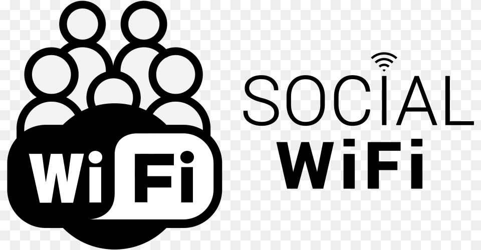 Social Wifi Social Wifi Logo, Stencil Free Transparent Png