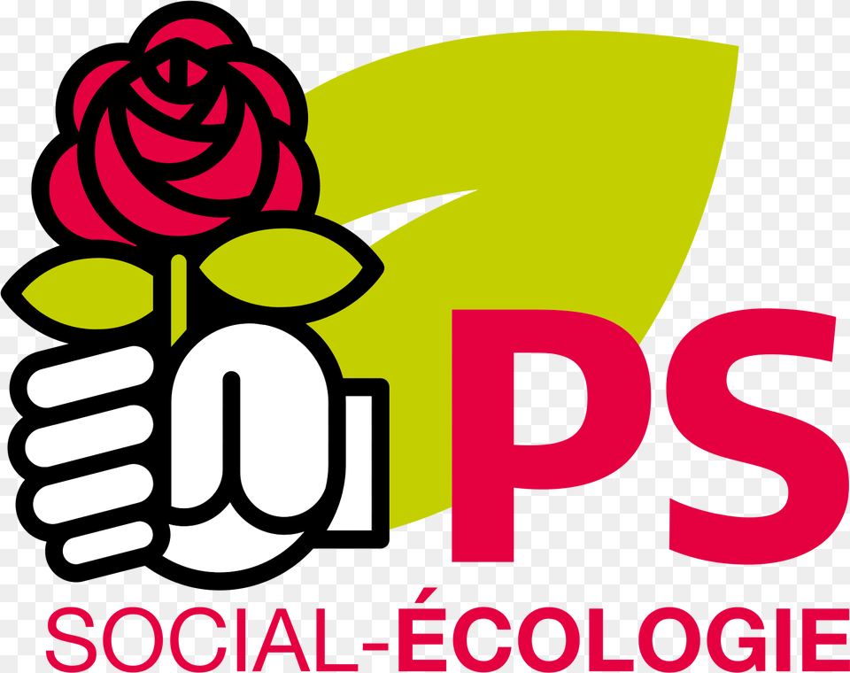 Socialist Flower Logo Logo Parti Socialiste, Advertisement, Poster, Dynamite, Weapon Png