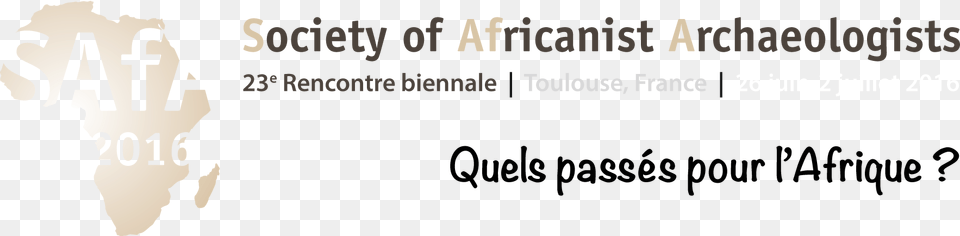 Society Of Africanist Archaeologists Meeting 26 June American Rivers, Text, Stencil Free Png Download