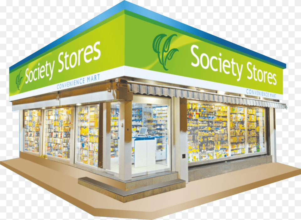 Society Stores Santacruz, Architecture, Building, Kiosk, Shop Png