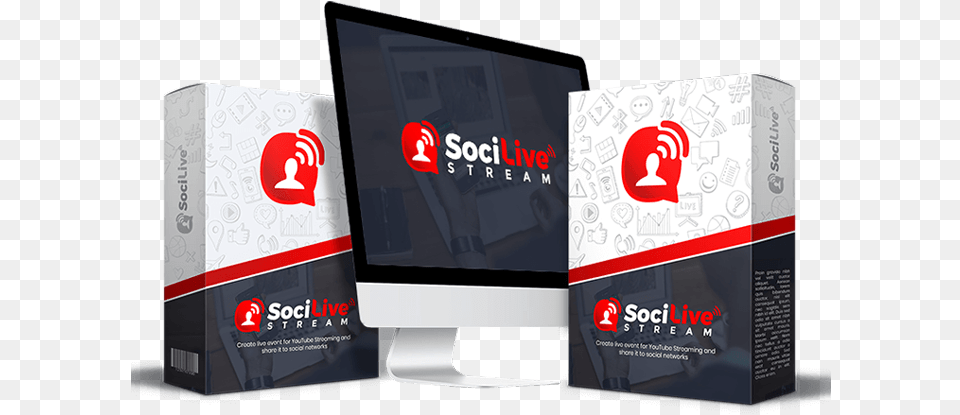 Socilivestream Review Bonus Discount Oto Multimedia Software, Advertisement, Computer Hardware, Electronics, Hardware Free Png
