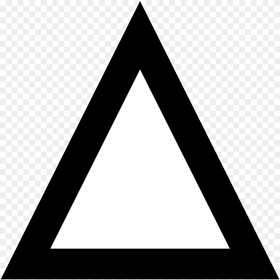 Socionics Symbol Ni Clipart, Triangle Free Transparent Png