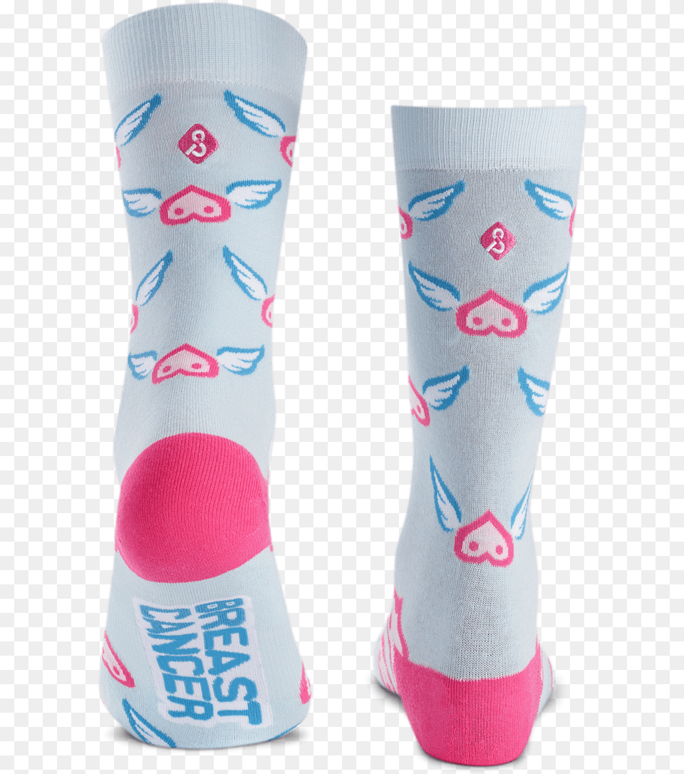 Sock Breast Cancer Sock, Clothing, Hosiery Png Image