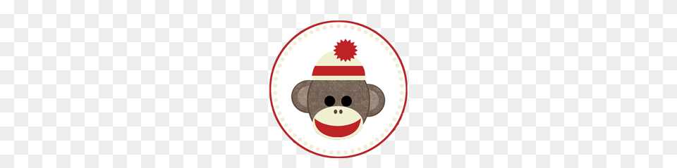Sock Monkey Face Clip Art Related Keywords And Tags, Clothing, Hat, Plate, Plush Free Png Download