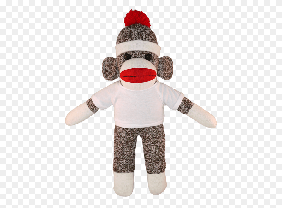 Sock Monkey Transparent, Plush, Toy, Doll, Clothing Free Png Download