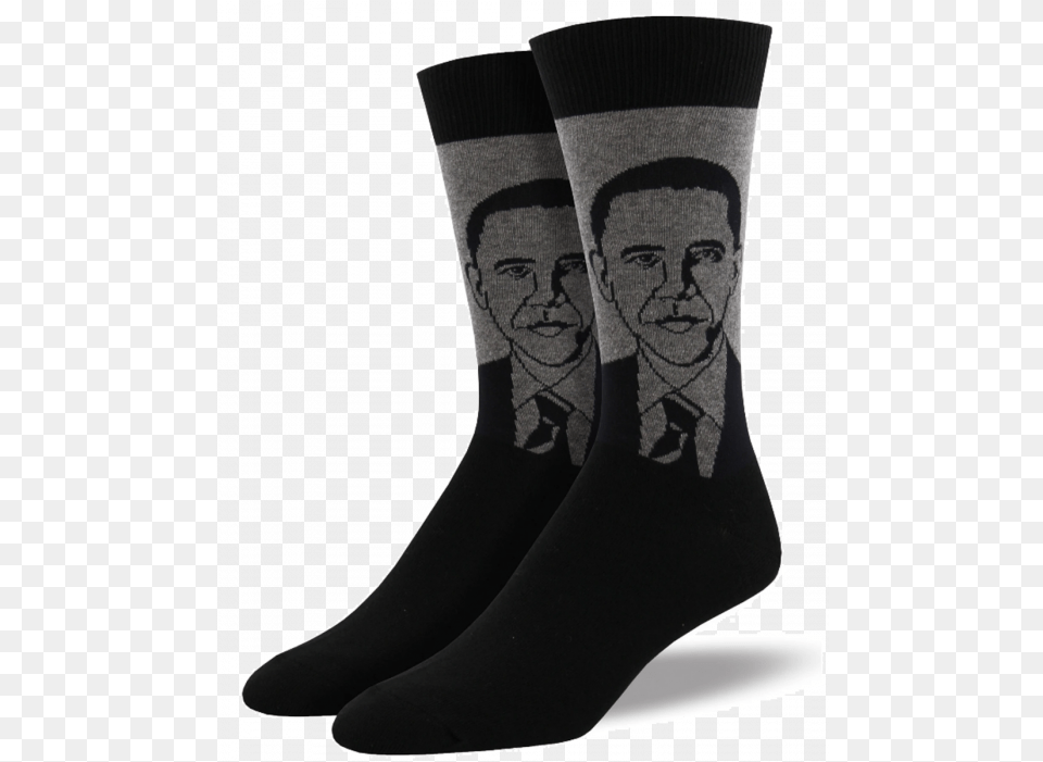 Sock Obama, Clothing, Hosiery, Person, Face Free Png Download