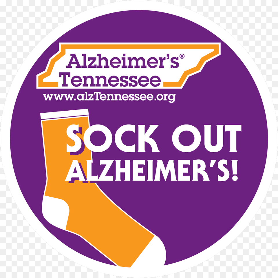 Sock Out Alzheimer39s Alzheimer39s Tennessee, Advertisement, Poster, Disk Free Transparent Png