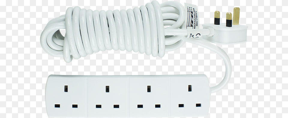 Socket Extension Lead 5m Electric Extension Cable, Adapter, Electronics, Plug Png Image