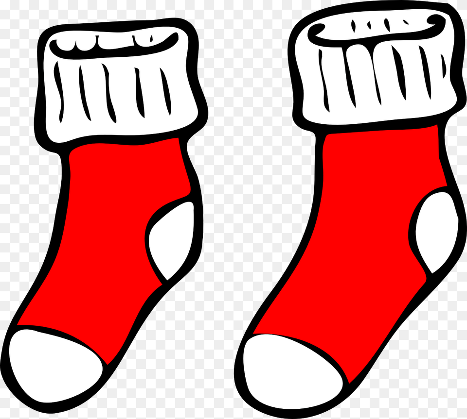 Socks Clip Art, Clothing, Hosiery, Christmas, Christmas Decorations Free Png Download