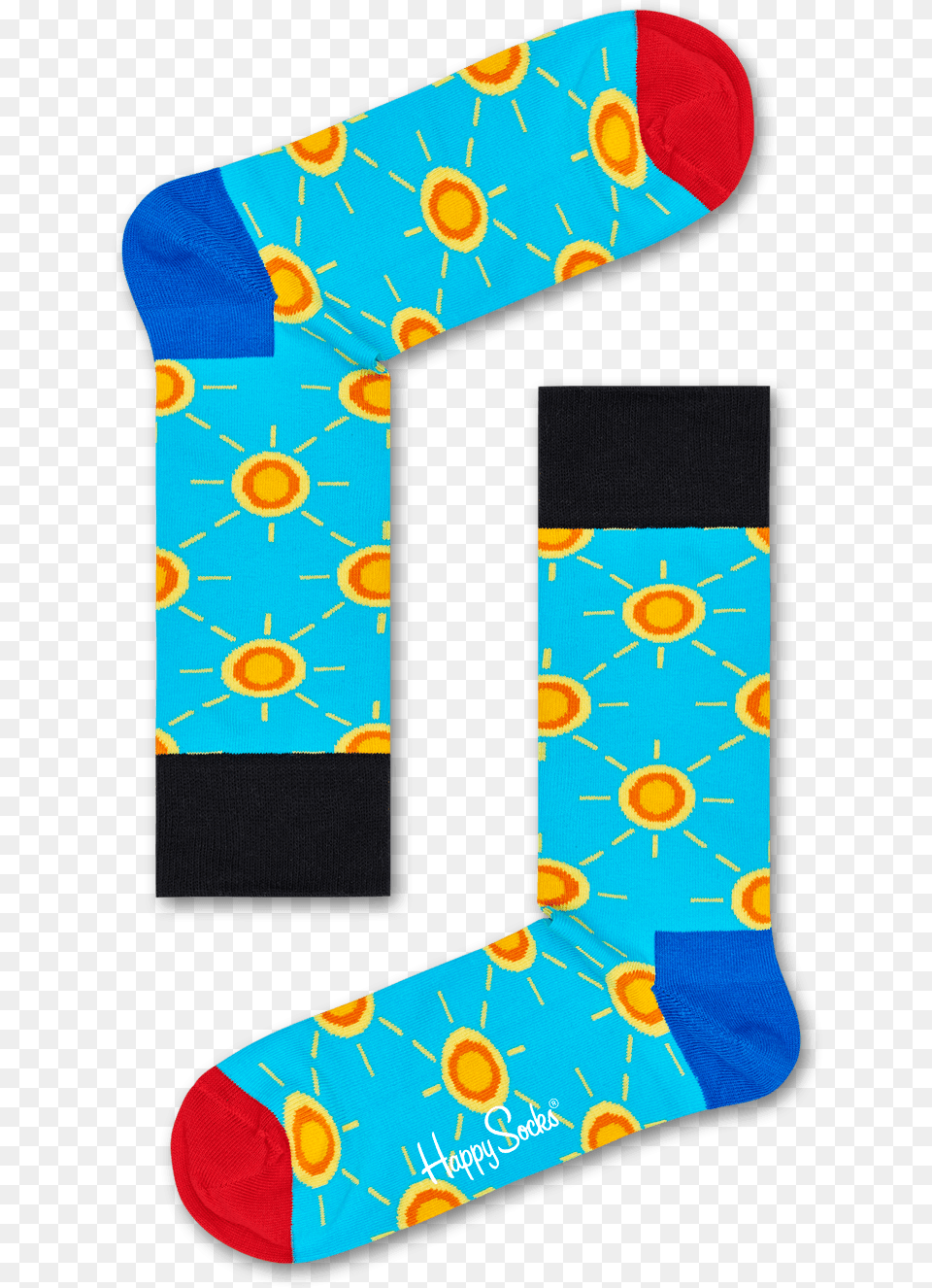 Socks Clipart Patterned Sock Sun Socks Happy Socks, Pattern, Clothing, Hosiery Free Transparent Png