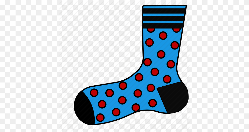 Socks Clipart Polka Dot Sock, Pattern, Clothing, Hosiery Free Png