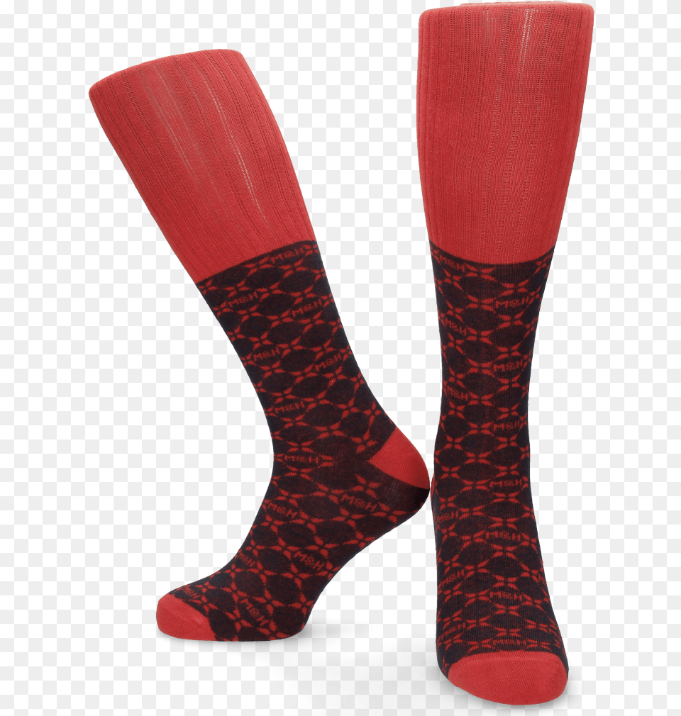 Socks Jamie 1 Knee High Socks Navy Red Sock, Clothing, Hosiery Free Png