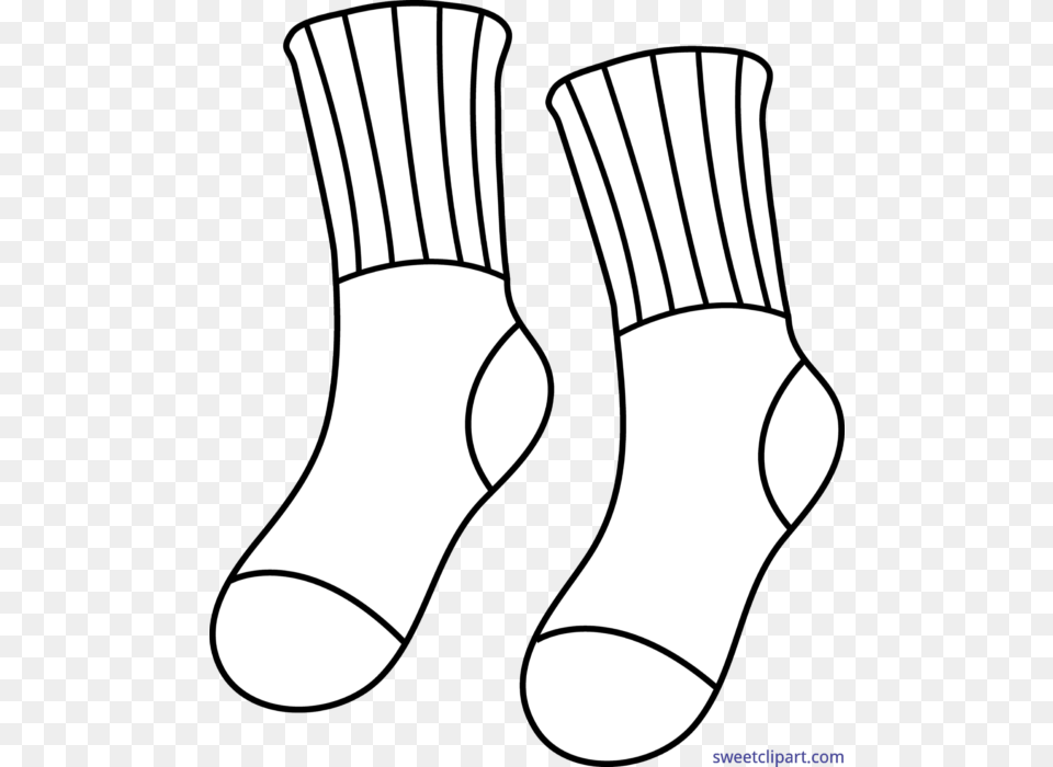 Socks Lineart Clip Art, Clothing, Hosiery, Sock, Smoke Pipe Free Png