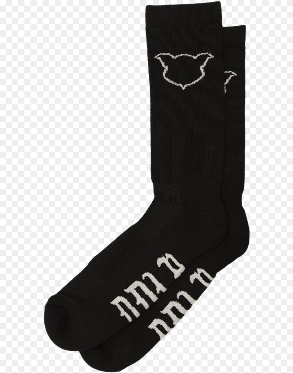 Socks Mochomo Black Sock, Clothing, Hosiery, Person Png Image