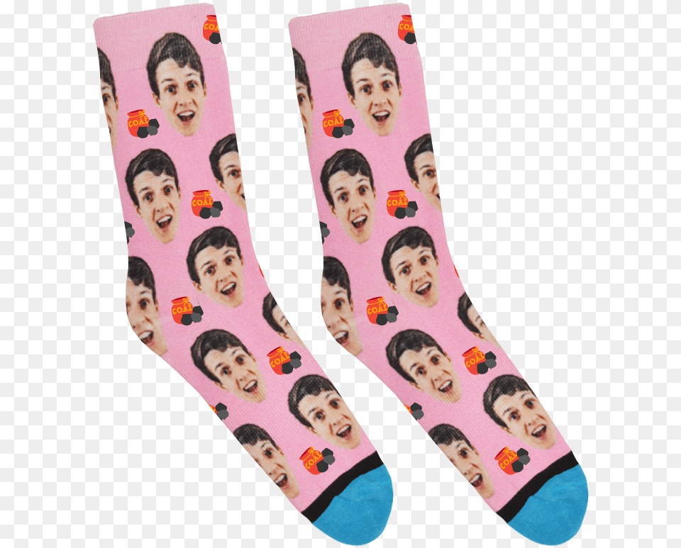Socks With Face On Them, Sock, Clothing, Hosiery, Adult Free Png