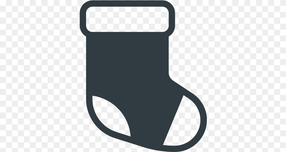 Socks Xmas Icon Glyph Christmas Icons, Christmas Decorations, Festival, Clothing, Hosiery Png