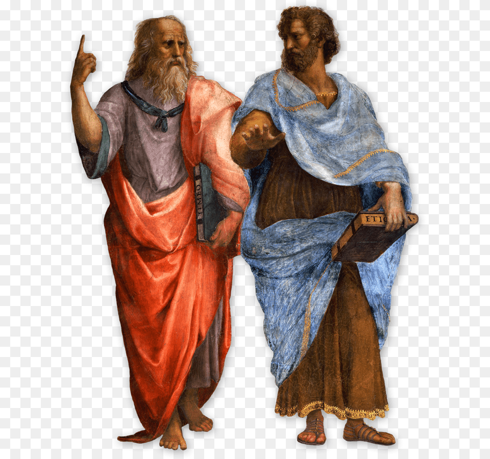 Socrates Vs Jesus Plato And Aristotle, Adult, Person, Painting, Woman Free Png Download