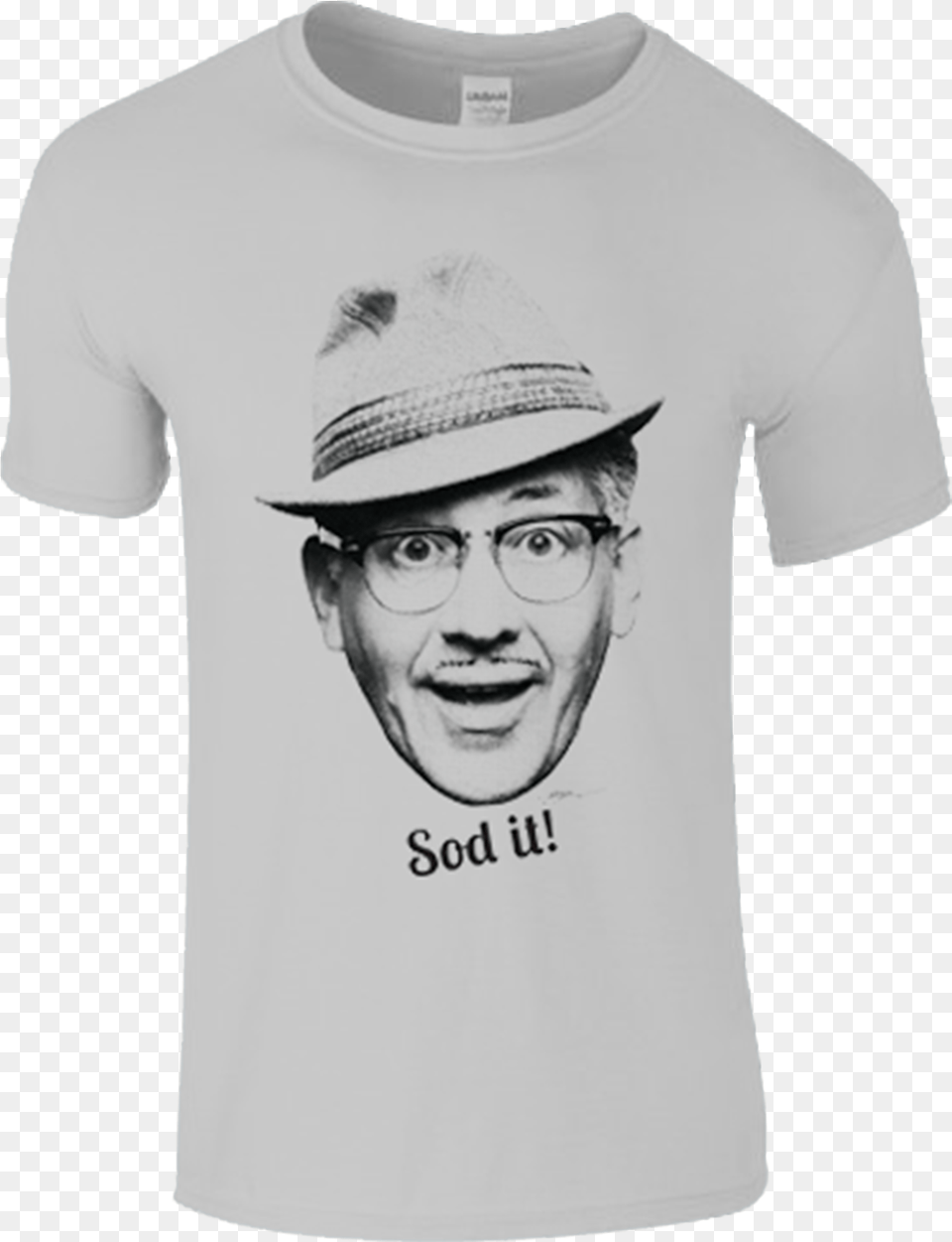 Sod It Light Grey T Shirt Count Arthur Strong T Shirt, T-shirt, Clothing, Accessories, Hat Png Image